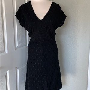CLOSING SALE! Vintage V-neck Textured A Line Dress